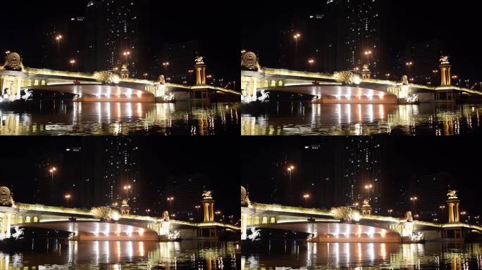 天津大光明桥夜景