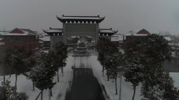 三官村雪景