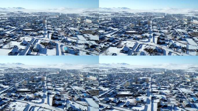 三河马的故乡：内蒙古三河乡冬雪