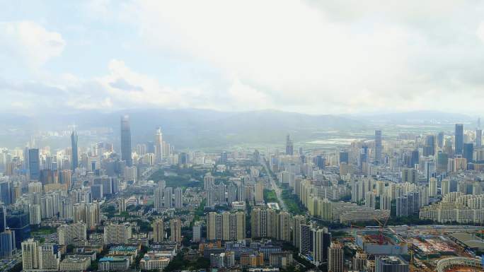 0005_D航拍城市建筑高楼大景楼群