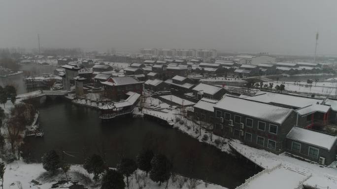 盐城三官村雪景