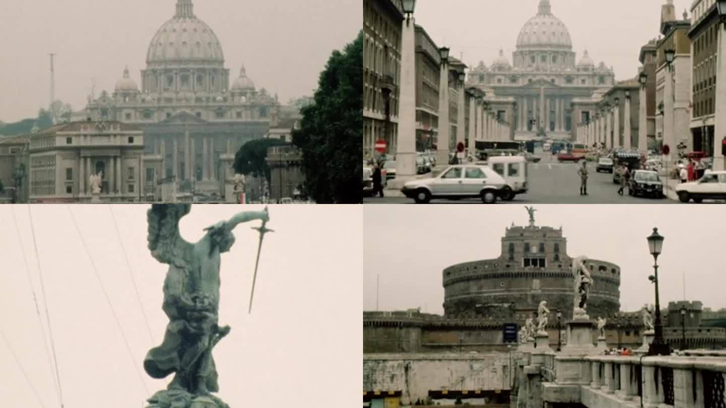 80年代意大利罗马城市街头