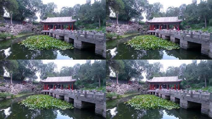 北京北海公园濠濮间延时摄影
