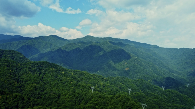 青山绿水秦岭山脉