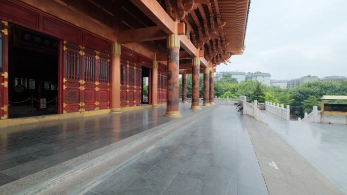 中式古建筑 长廊 走廊