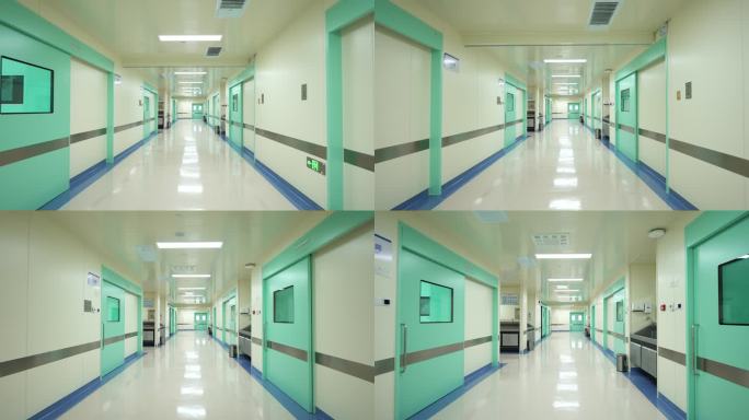 医院走廊空镜