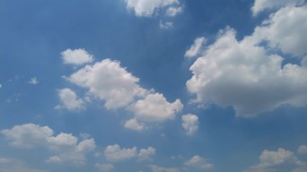 蓝天白云天空延时摄影视频素材