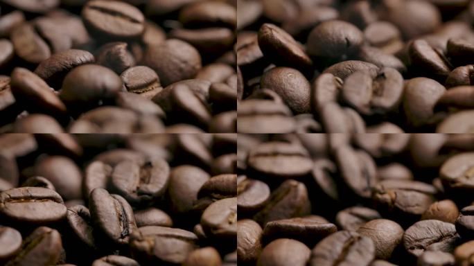 咖啡豆视觉推进定点咖啡豆工艺慢动作广告