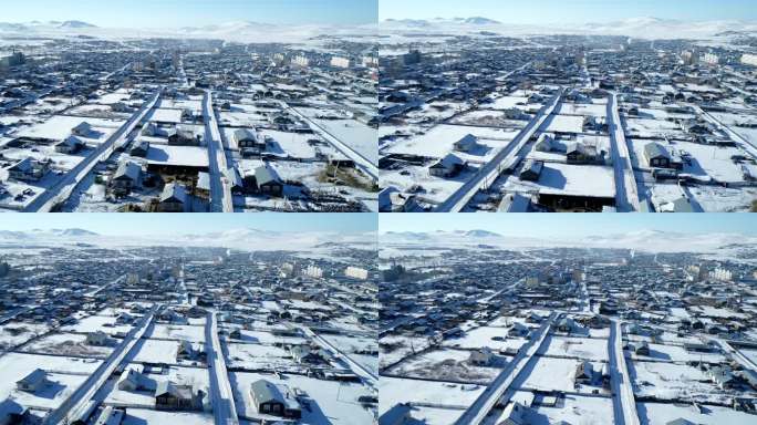 三河马的故乡：内蒙古三河乡冬雪