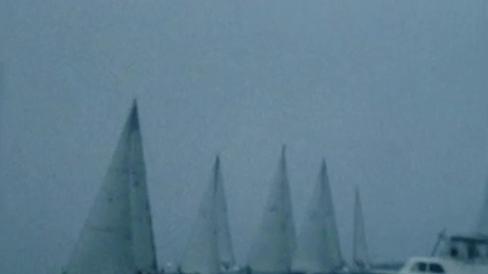 80年代游艇帆船比赛