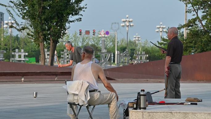 公园晨练的人们6