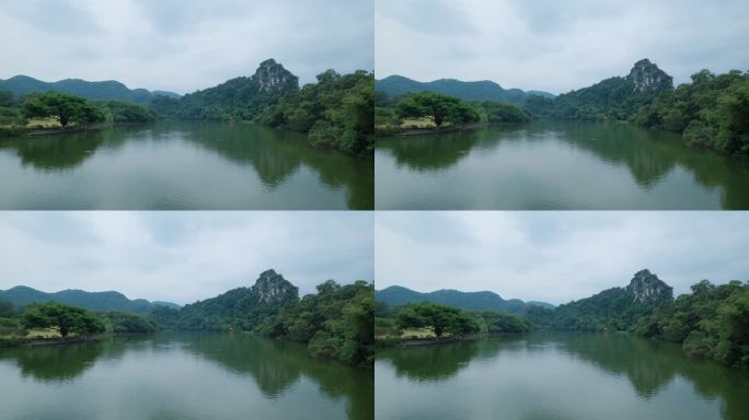 广西柳州山水风景龙潭公园