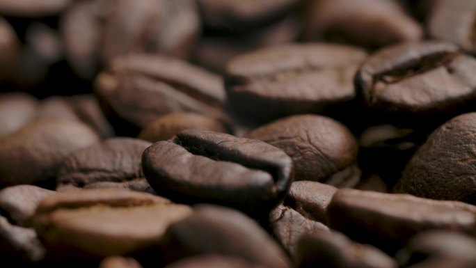 咖啡豆视觉推进精选咖啡豆工艺慢动作广告