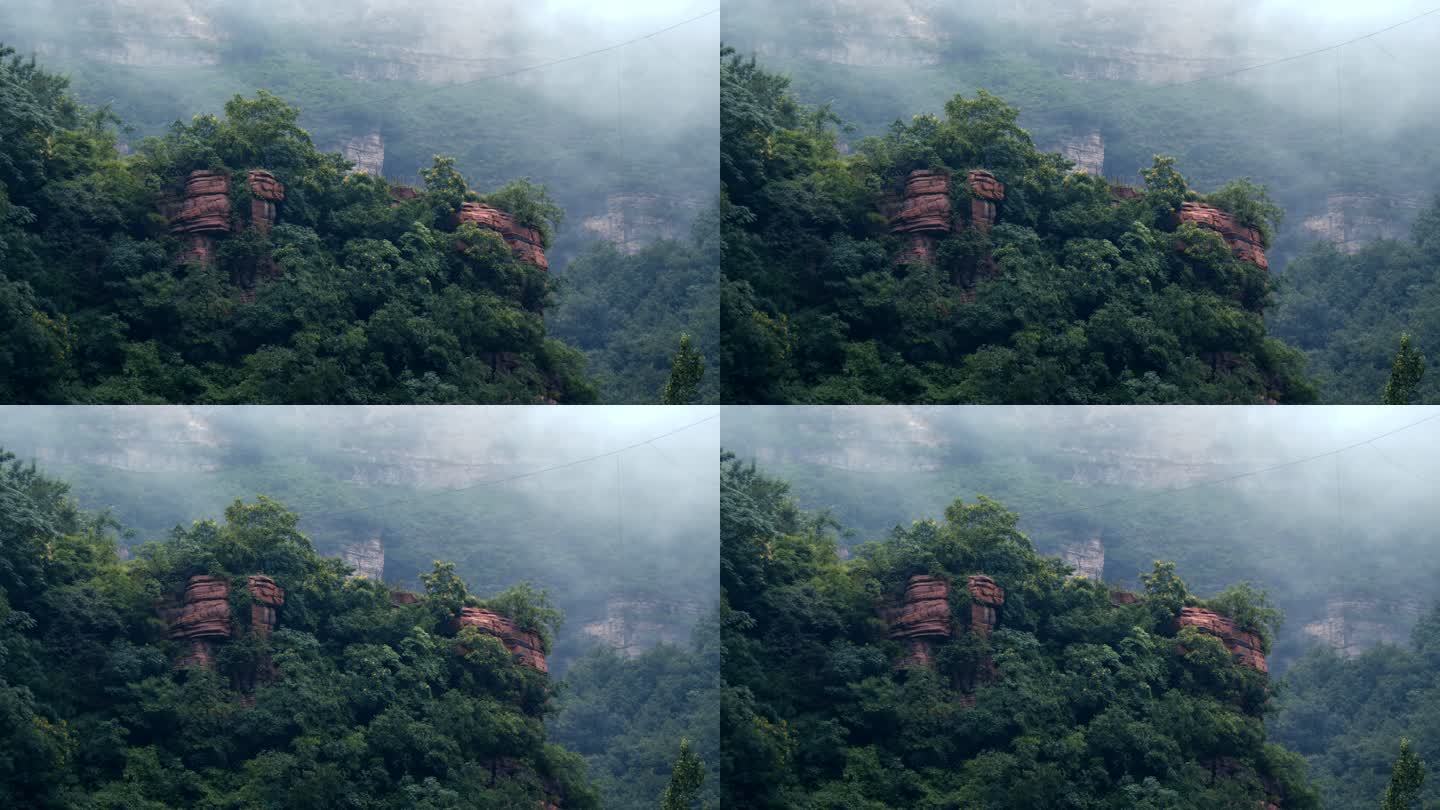 太行大峡谷 美丽中国 雨后河南