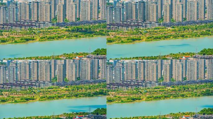 玉环湖美丽河湖延时摄影视频4k高质量素材
