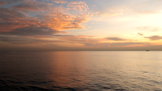 【4K】大海 夕阳 晚霞