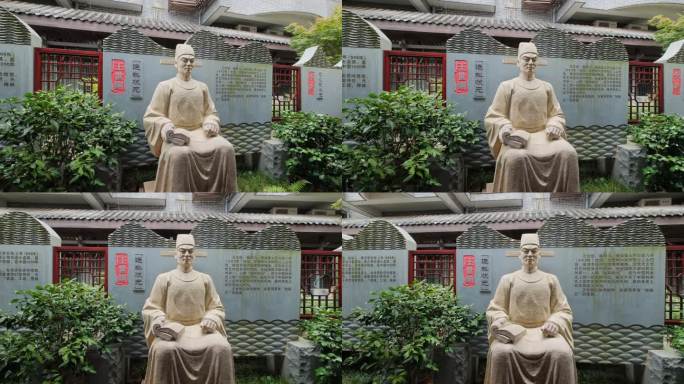 广西桂林东西巷步行街状元雕像