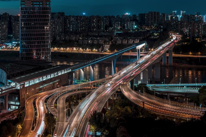 重庆嘉华大桥夜景