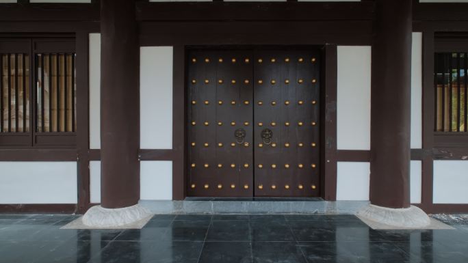 广西桂林逍遥楼中式传统古建筑大门