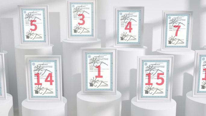 【原创】企业证书荣誉奖牌展示墙ae模板