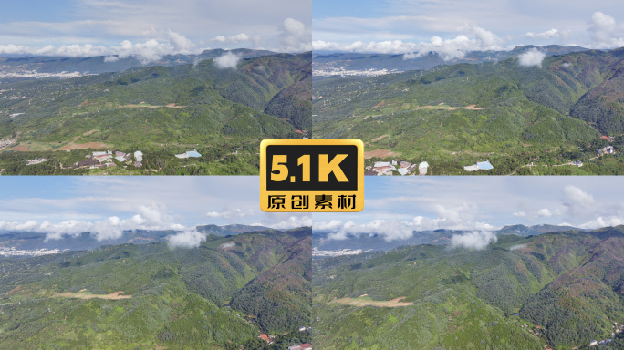 5K-昆明北市区茨坝，凤岭山航拍