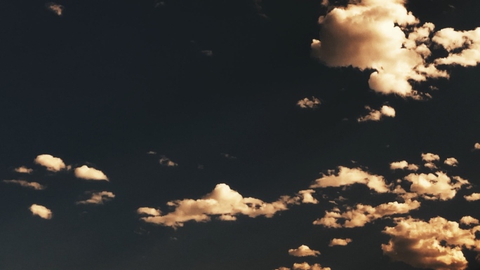 【HD天空】黄昏暗日天光云影少云压抑氛围