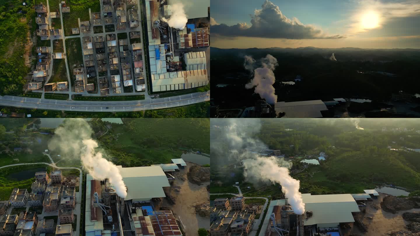 烟囱厂房森林工业污染 7