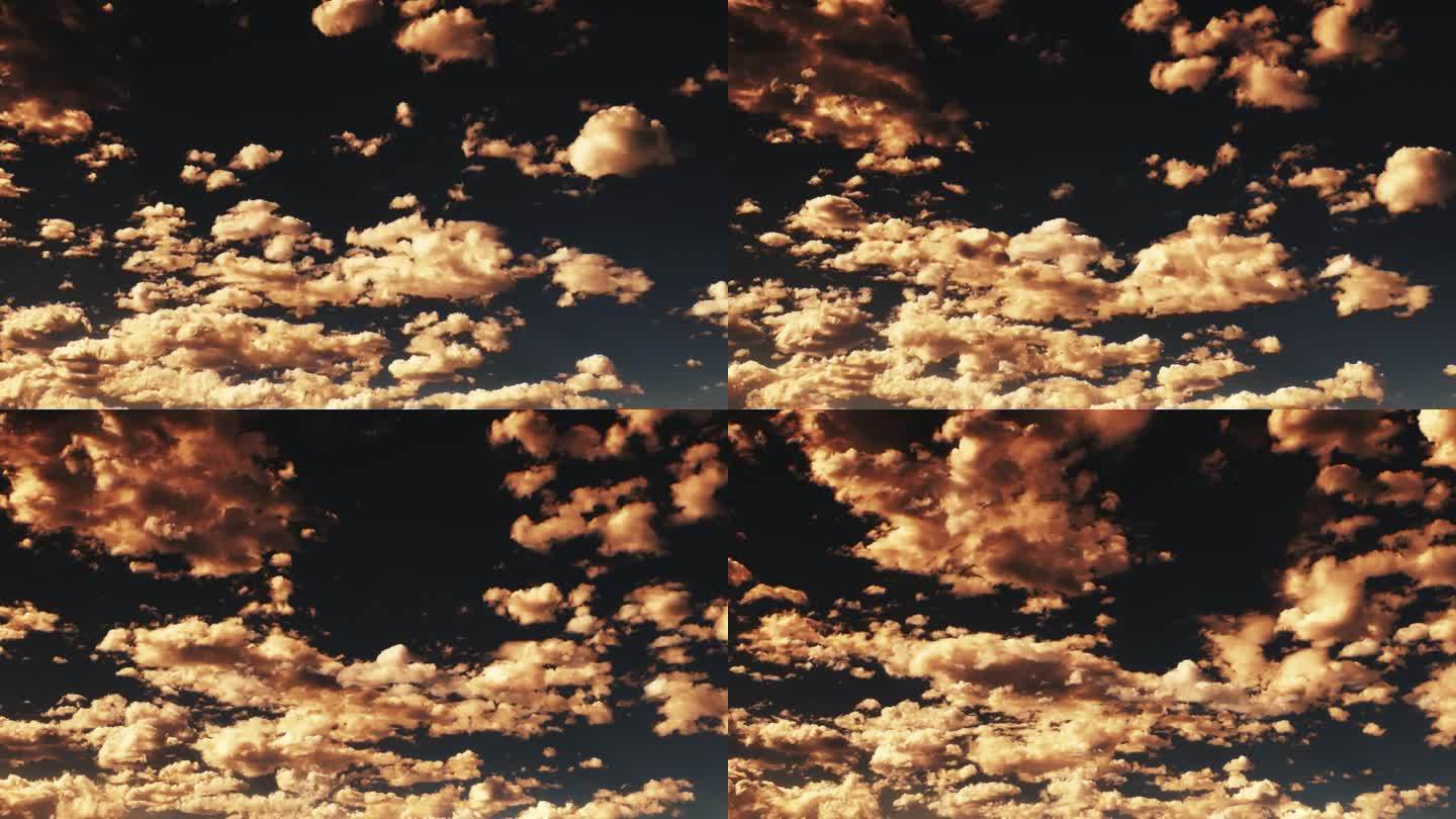 【HD天空】黄昏暗日天光云影多云压抑氛围