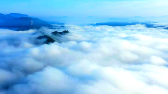 4k实拍壮美景色云海翻腾视频素材