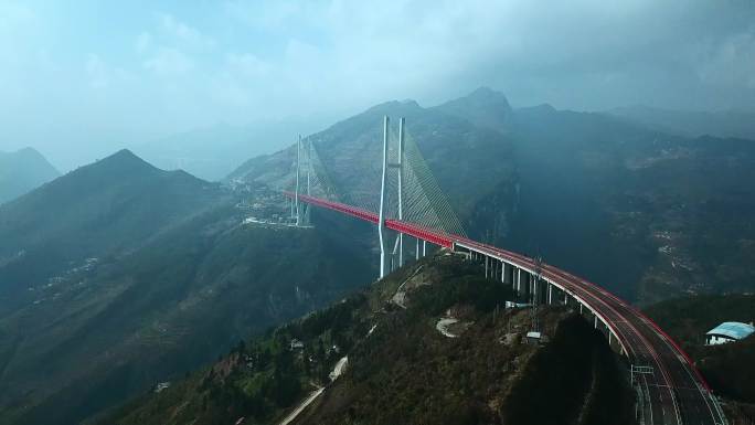 航拍北盘江大桥2