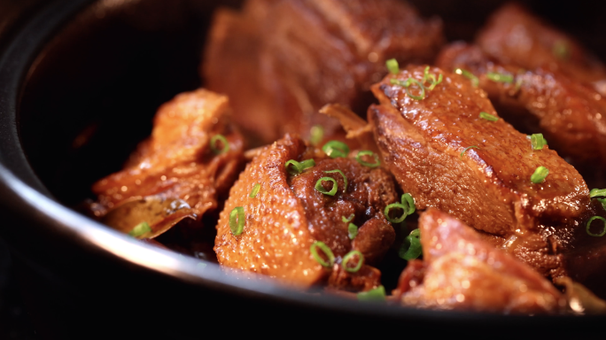 4k 红烧鸭 鸭肉 家常菜 美食 啤酒鸭