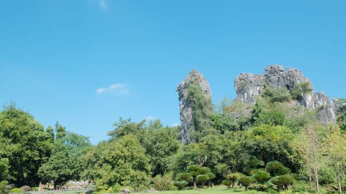 广西桂林山水七星公园骆驼山