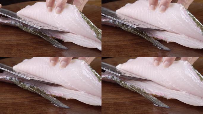 切鱼 处理鱼 片鱼