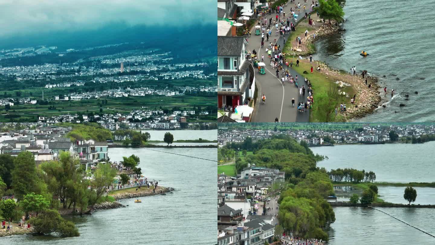 疫情后云南大理洱海旅游经济复苏