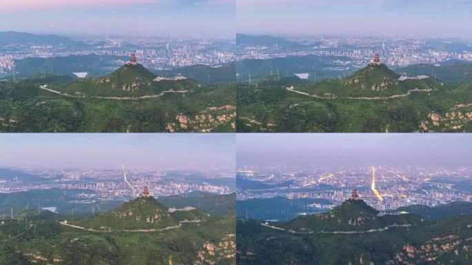 【4K】 北京市门头沟定都阁航拍延时合集