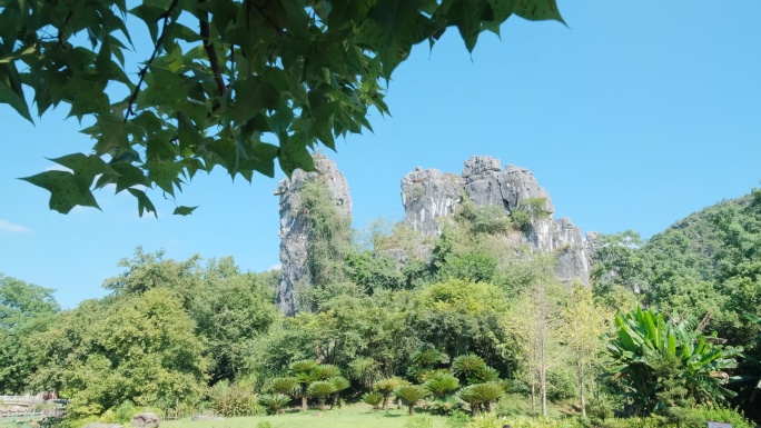 广西桂林山水七星公园骆驼山