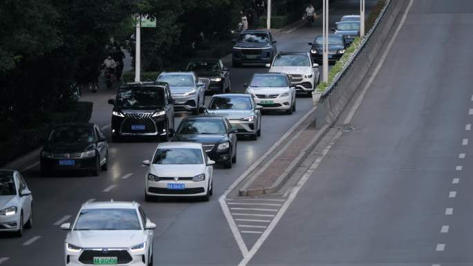 城市交通 车辆拥堵 城市快速路 路口