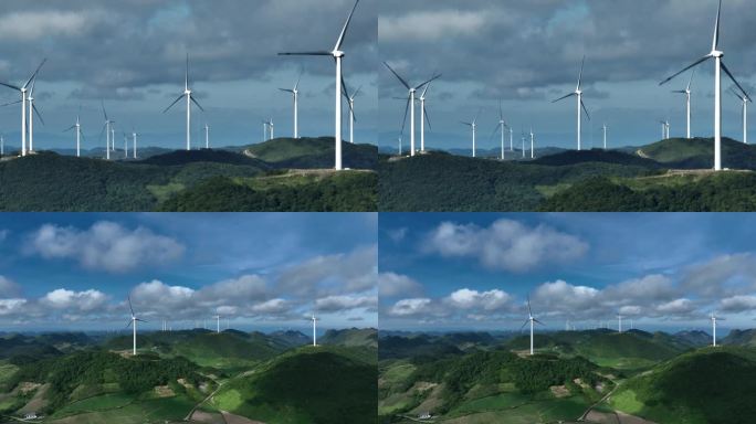 武陵山区风力发电4K