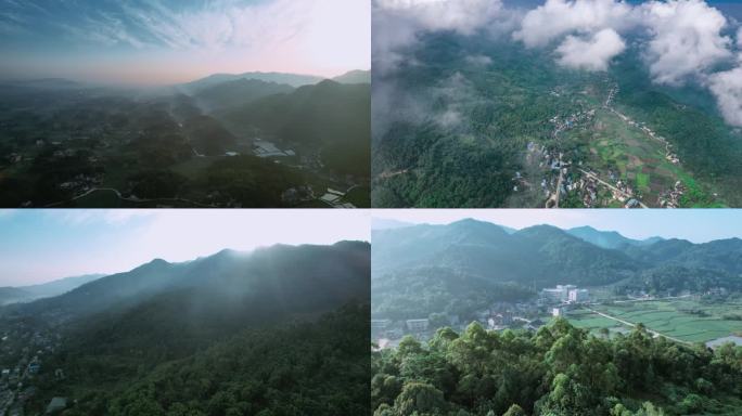 大足巴岳山航拍