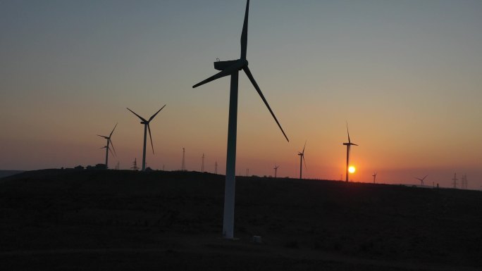 4K风力发电能源