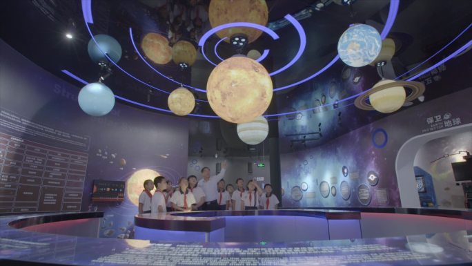 天文台博物馆 学生参观 行星展示A016