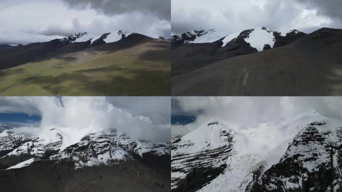 西藏山南 蒙达岗日雪山 4K航拍