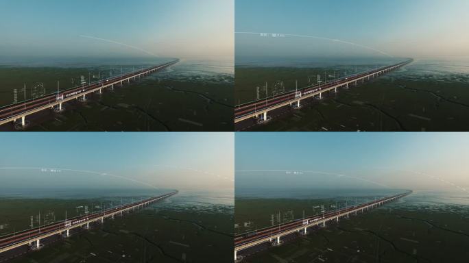 杭州湾跨海大桥 线性科技包装