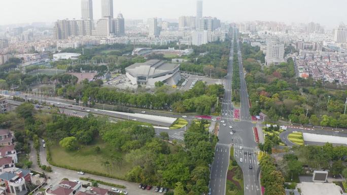 中山市航拍城市风光风景