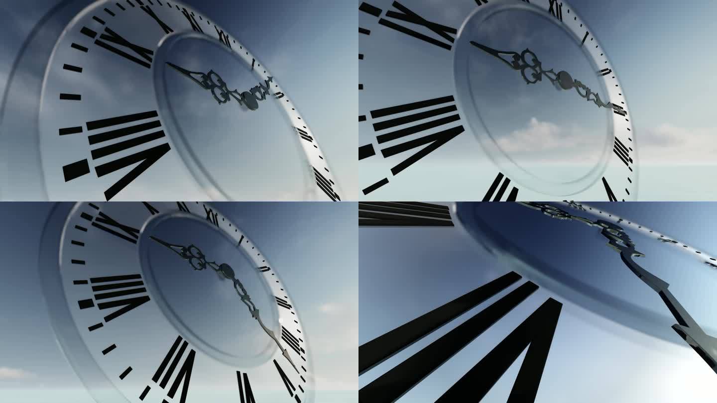 时钟钟表产品护肤品广告多镜头组合素材