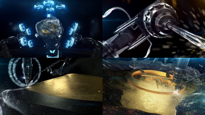 C4D震撼雕琢地产电影片头