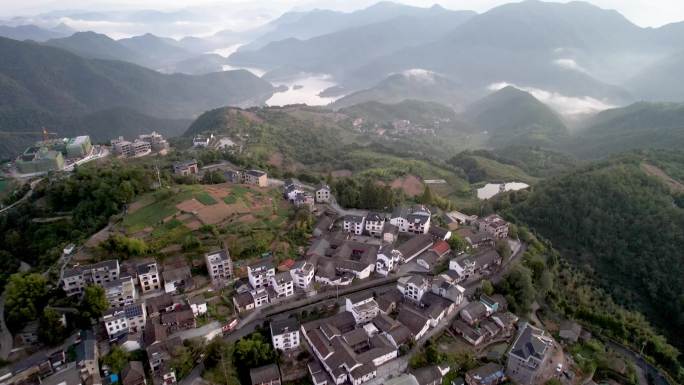 东阳天山村  航拍