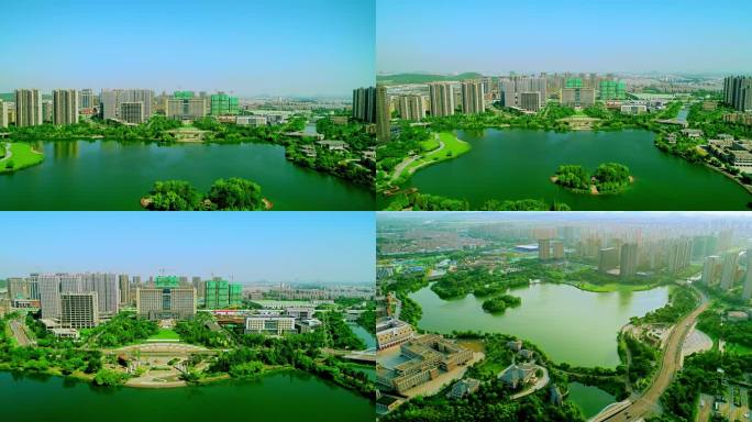 徐州金龙湖徐州宣传片城市美景绿水青山