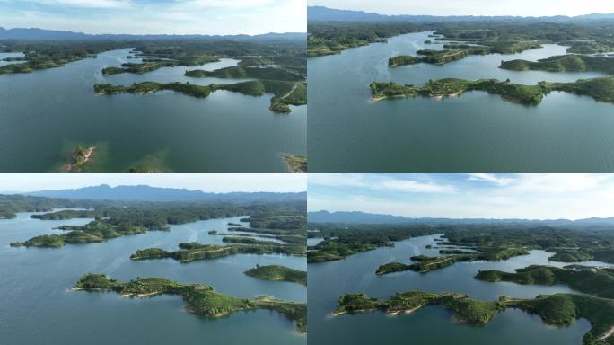 水库、湖泊、山水航拍空镜