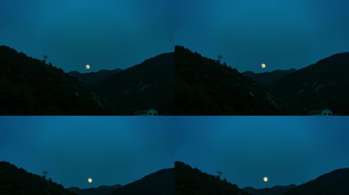 月升 月亮